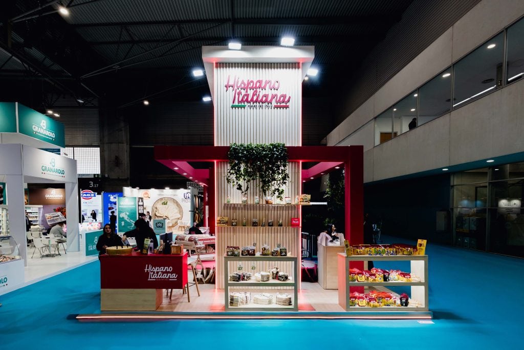 diseño de stand corporativo en feria Barcelona