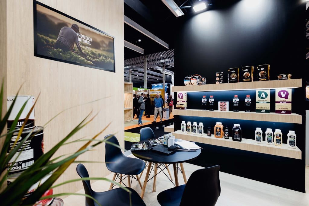 diseño de stand corporativo en feria Barcelona